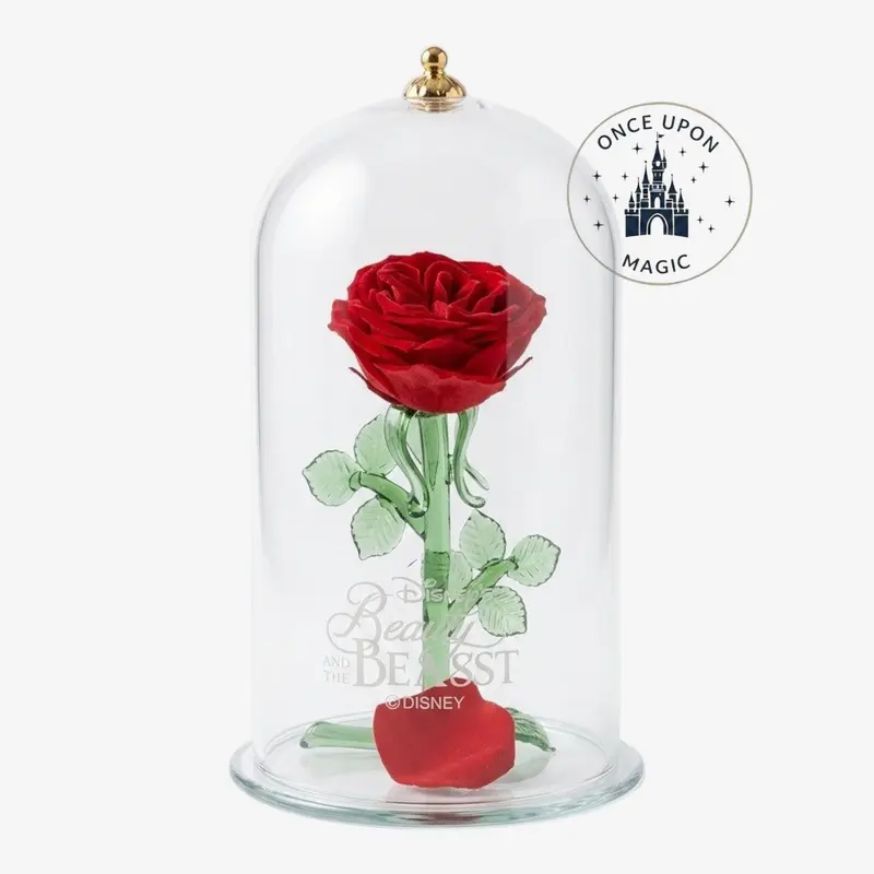 Rose Enchantée sous Cloche en Verre – La Belle et la Bête – Arribas x Disneyland Paris