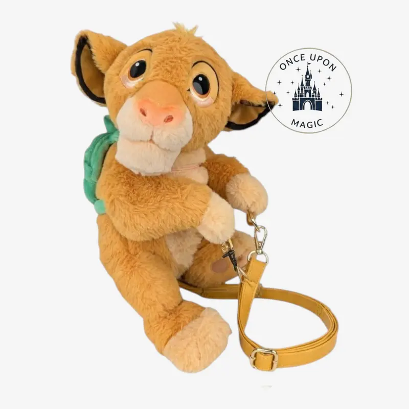 Sac Bandoulière Peluche Simba Le Roi Lion Grands Yeux Disney — Disneyland Paris