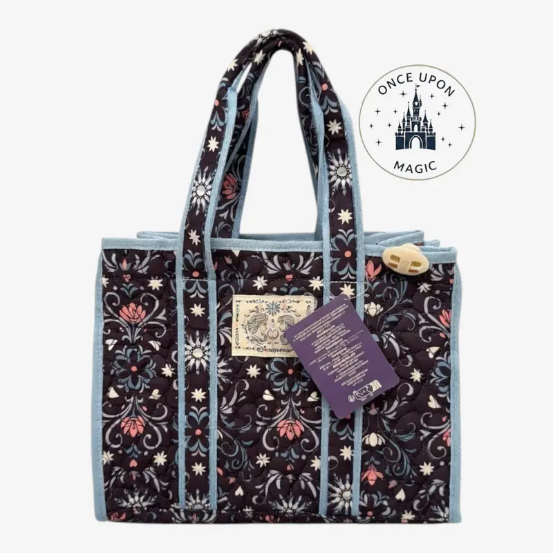 Sac Cabas Matelassé Motifs Floraux – Frozen Arendelle | Disneyland Paris