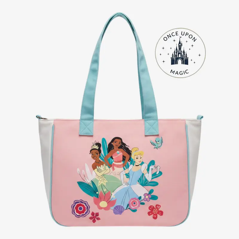 Sac Cabas Princesses Disney Tiana, Vaiana & Cendrillon – Disneyland Paris