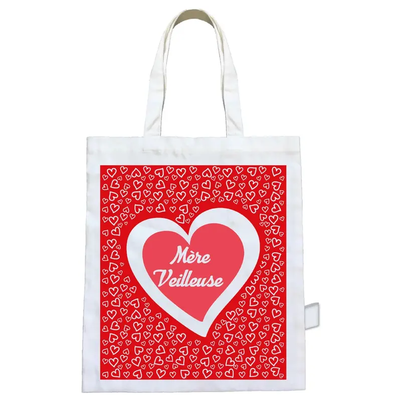 Sac Coton Mère Veilleuse - Petits Messages