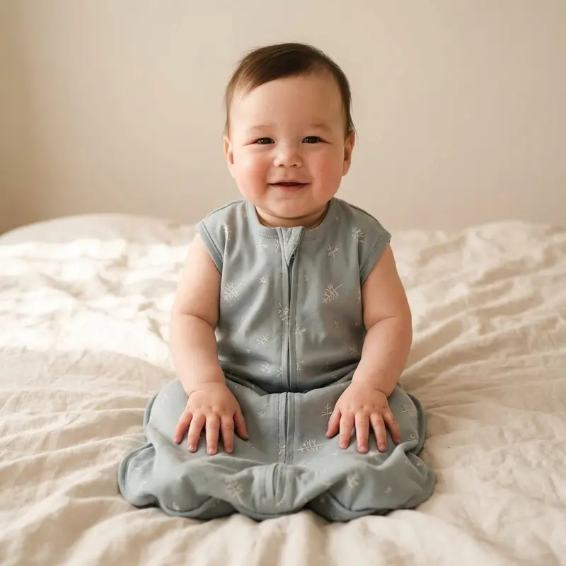 Sac de couchage - Coton Sans Manches Bébé