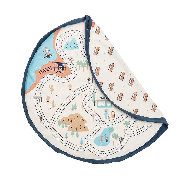Sac de rangement tapis de jeux LA roadmap - PLAY & GO