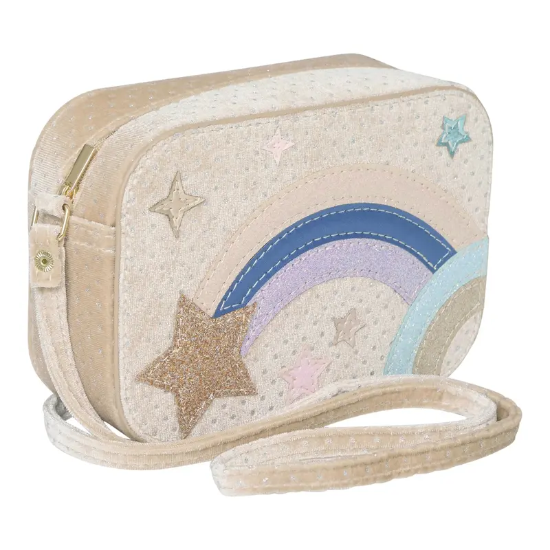 Sac en velours étoilé céleste - MIMI & LULA