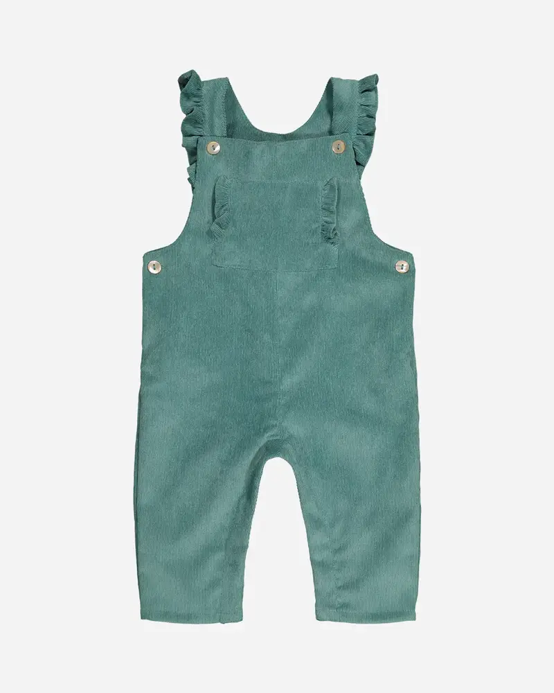 Salopette bébé Léa en velours amande