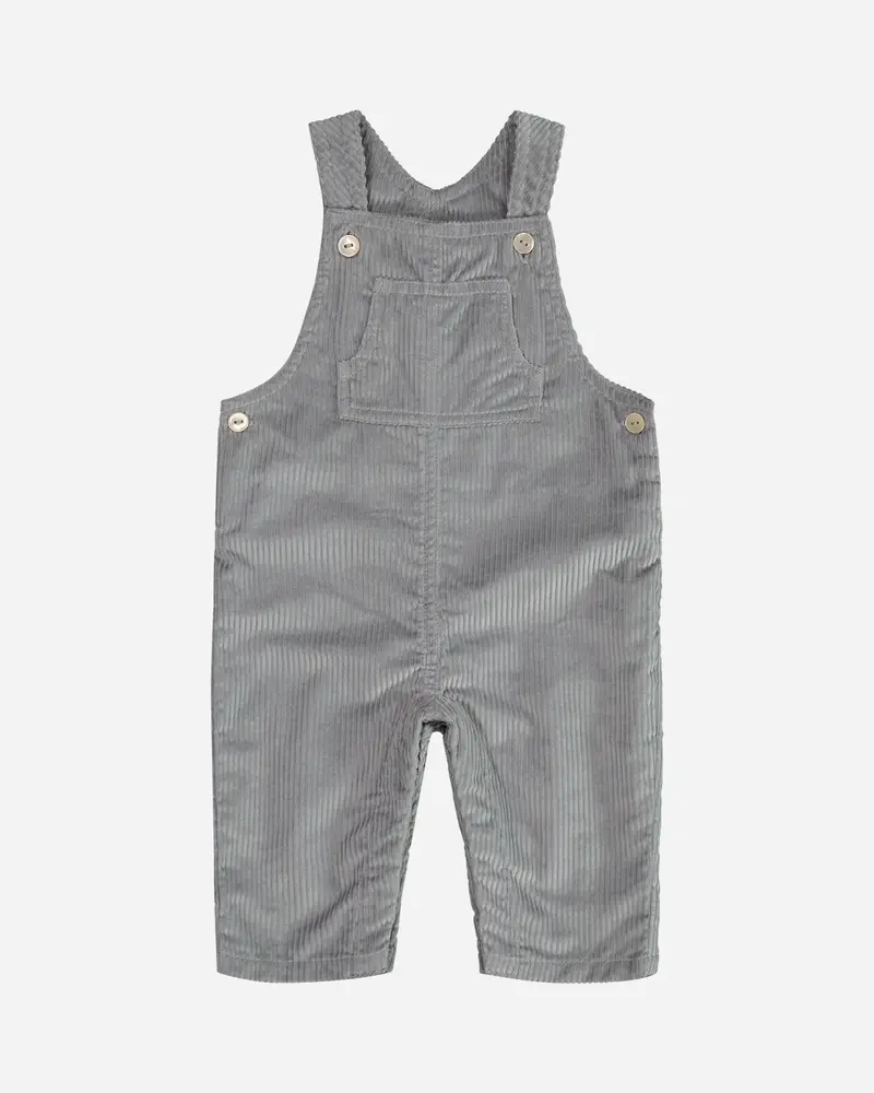Salopette bébé Octave velours gris