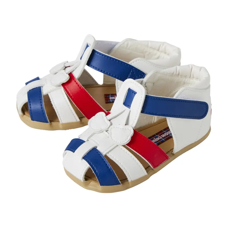 SANDALES BÉBÉ SIMILI-CUIR TRICOLORES