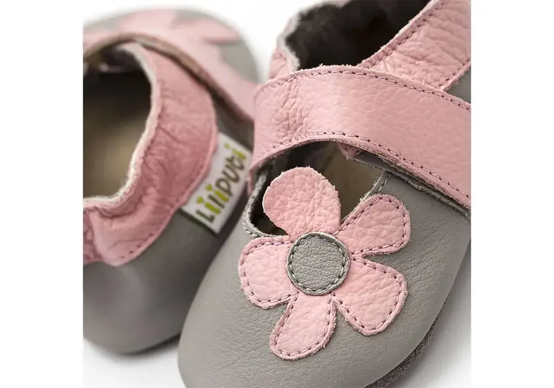 Sandales en cuir souple Liliputi - Kalahari Grey