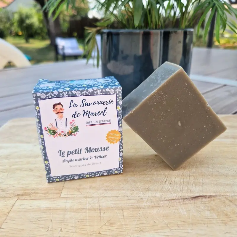 Savon bio Argile Marine & Vétive
