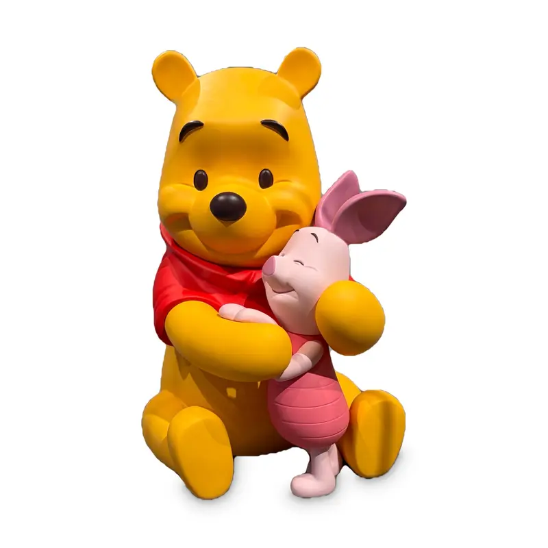 Sculpture Winnie l’Ourson & Porcinet – Leblon Delienne – Disneyland Paris
