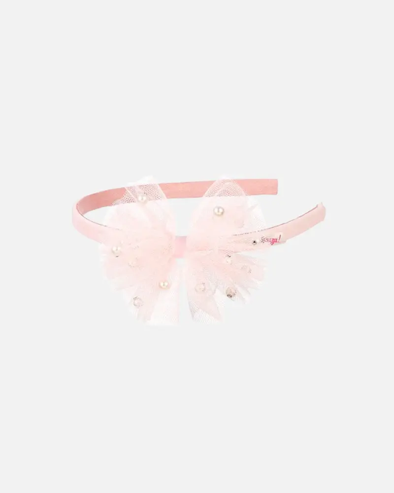 Serre-tête Léna Rose poudre