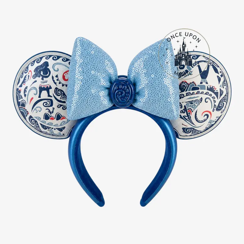 Serre-tête Oreilles Vaiana — Accessoire Officiel Disneyland Paris