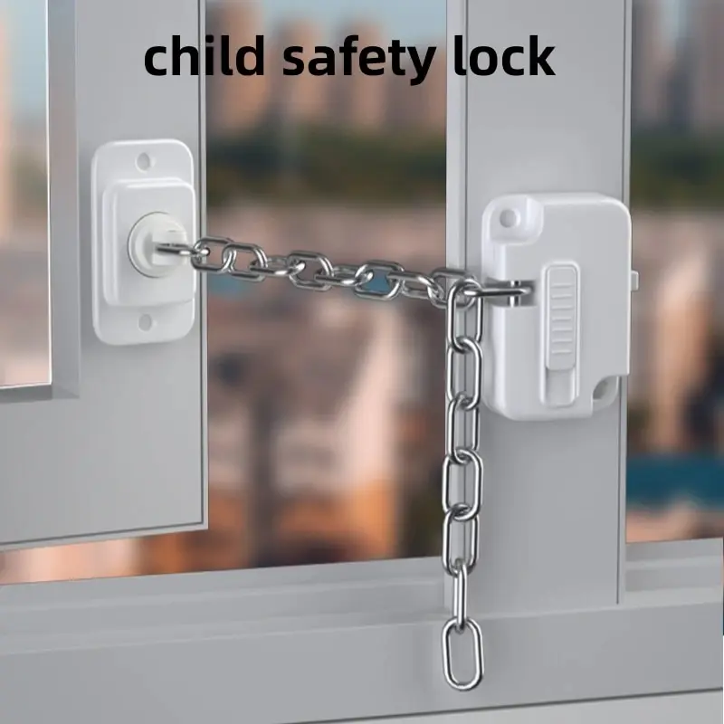 Serrures sécurité enfant ajustables - verrous fenêtre porte réfrigérateur protection bébé