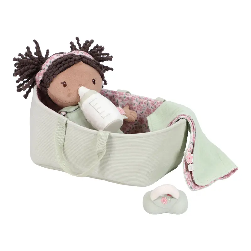 Set couffin et poupon bébé Evi - LITTLE DUTCH