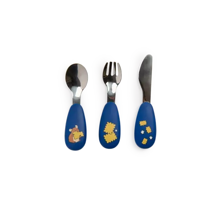 Set couverts silicone Puce & Pilou - moulin roty
