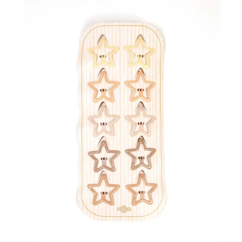 Set de 10 barrettes pailletées - Starlight - Mrs. Ertha