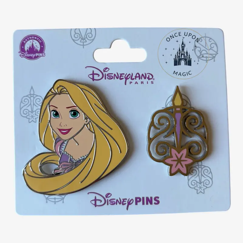 Set de 2 pins Raiponce – Disneyland Paris
