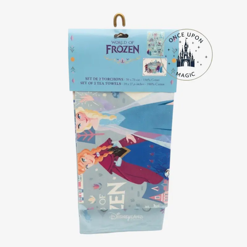 Set de 2 Torchons Frozen – World of Frozen | Disneyland Paris