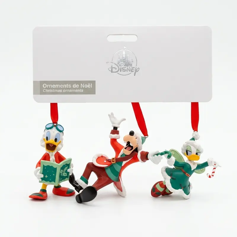 Set de 3 ornements de Noël Mickey & Friends – Disneyland Paris