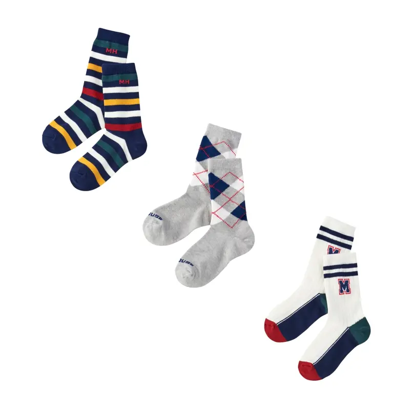 SET DE 3 PAIRES DE CHAUSETTES MIKI HOUSE