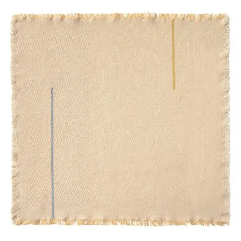 Set De 4 Serviettes Vertical Natural