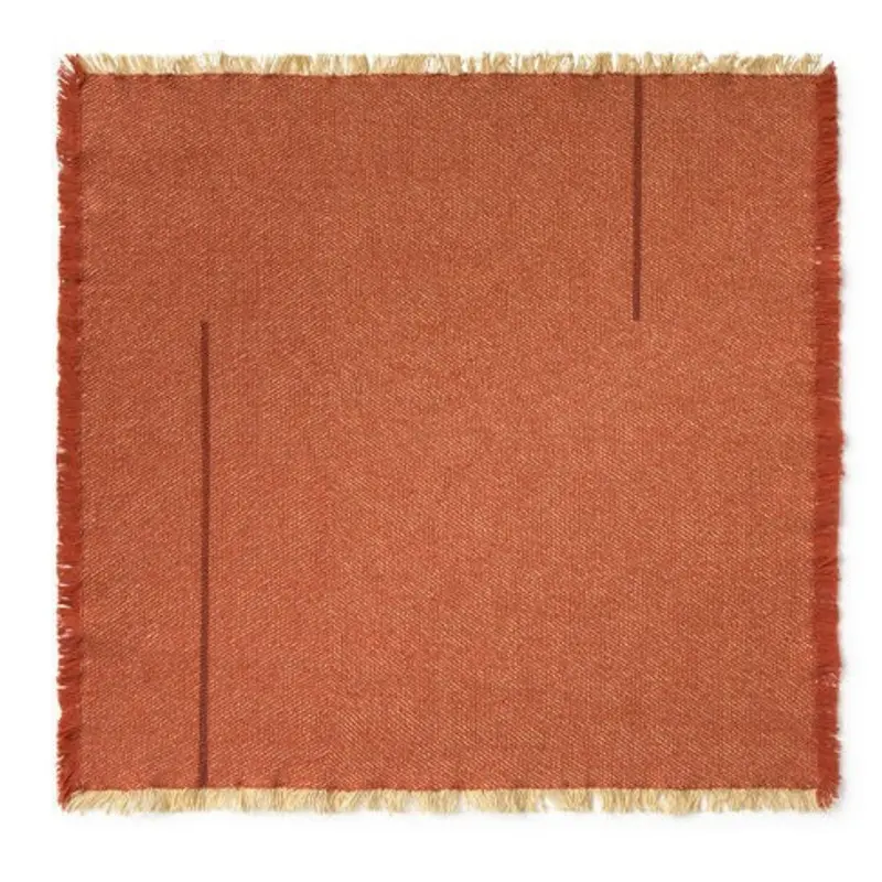 Set De 4 Serviettes Vertical Terracota