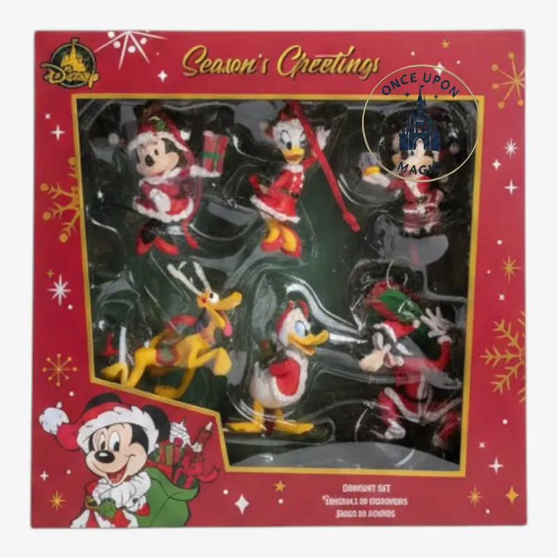 Set de 6 ornements Disney de Noël – Disneyland Paris