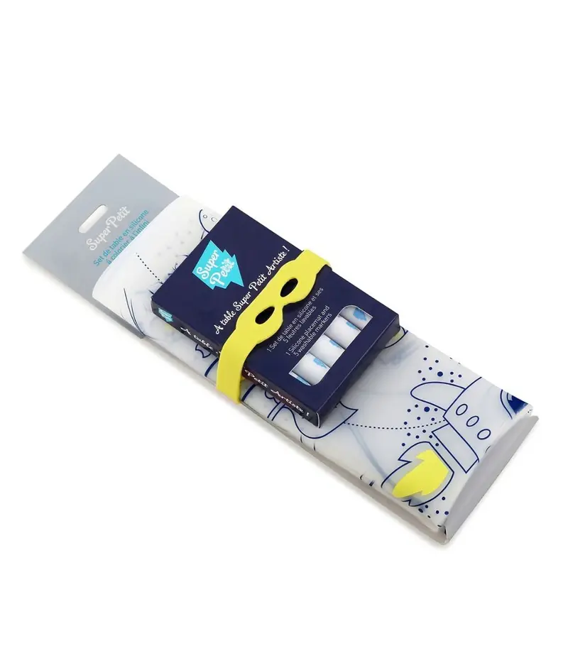 set de table a colorier espace - SUPERPETIT