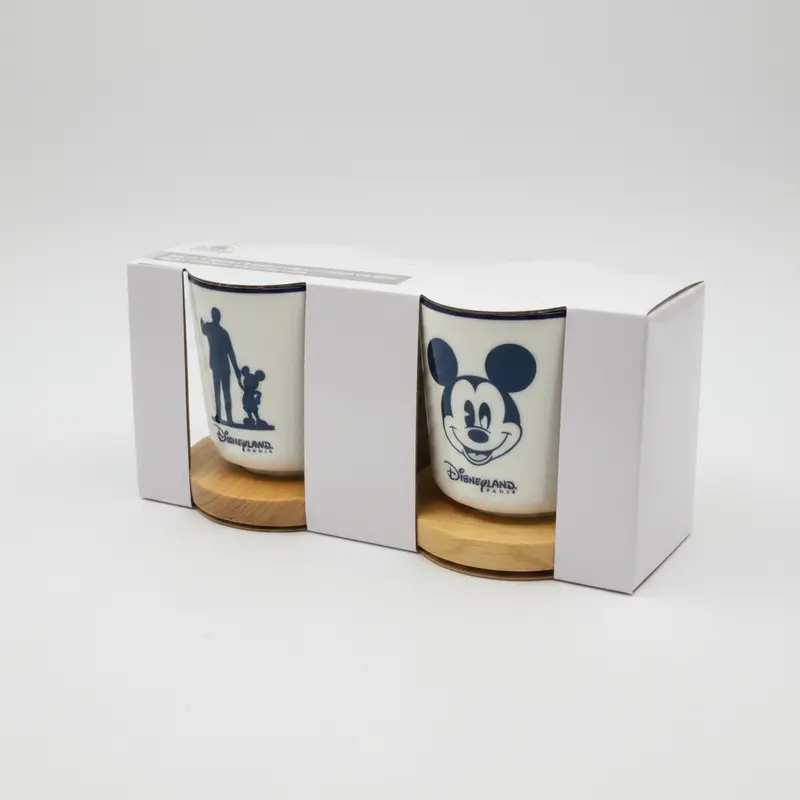 Set de tasses à café Mickey et soucoupes – Disneyland Paris