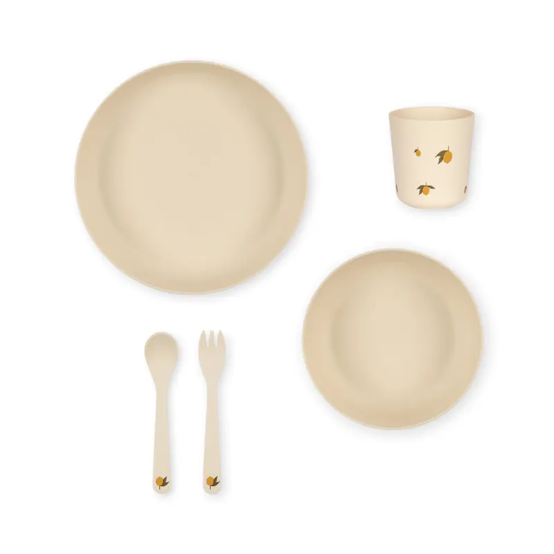 set repas en pla citron - Konges Sløjd