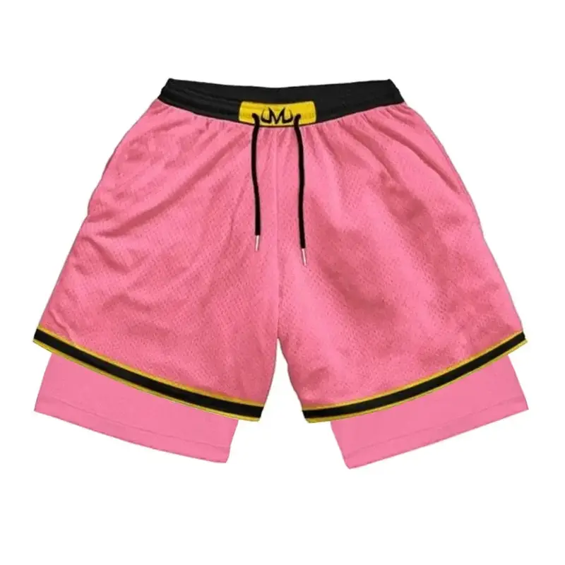 Short de Compression Dragon Ball Z - Majin Buu rose