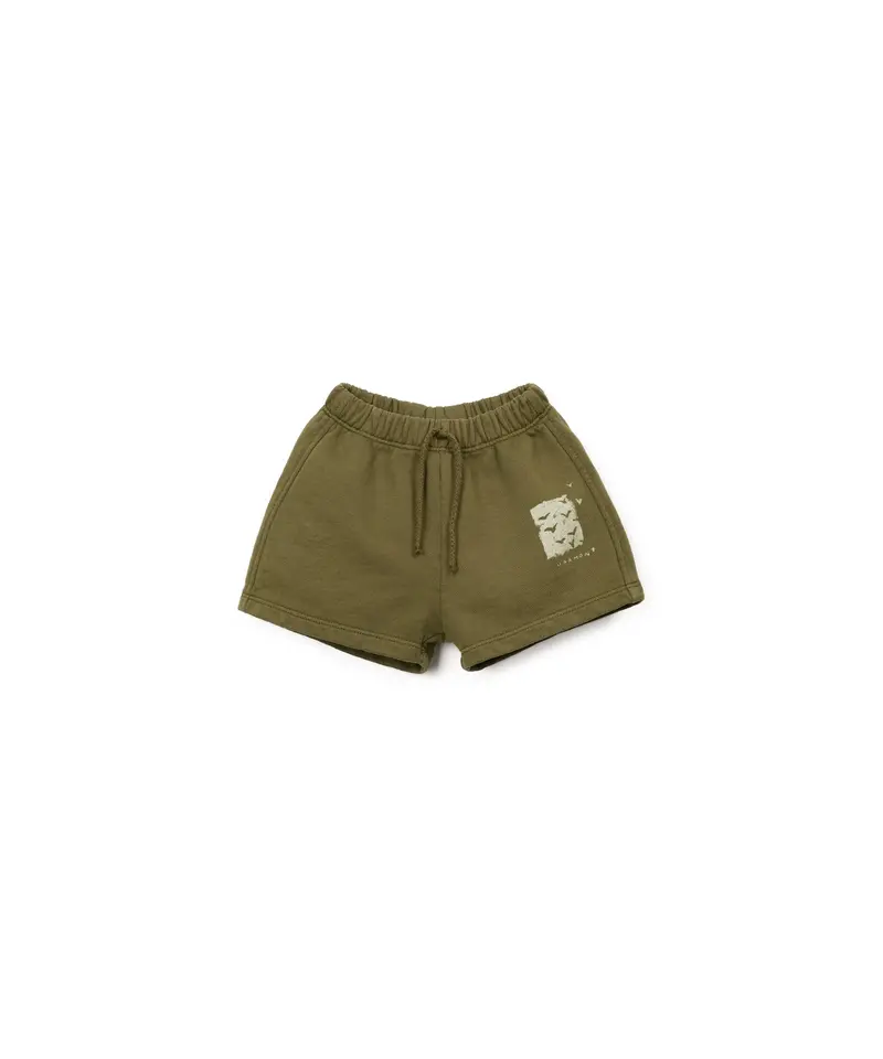 Short en molleton vert