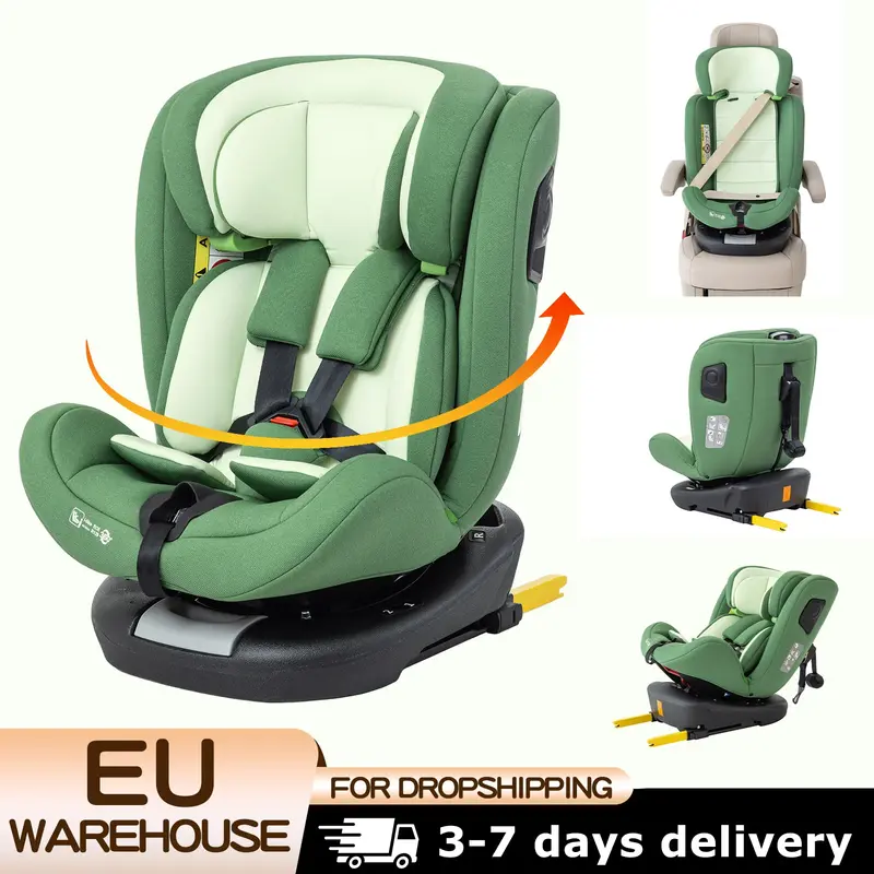 Siège auto enfant ISOFIX réglable 0-12 ans - testé ADAC