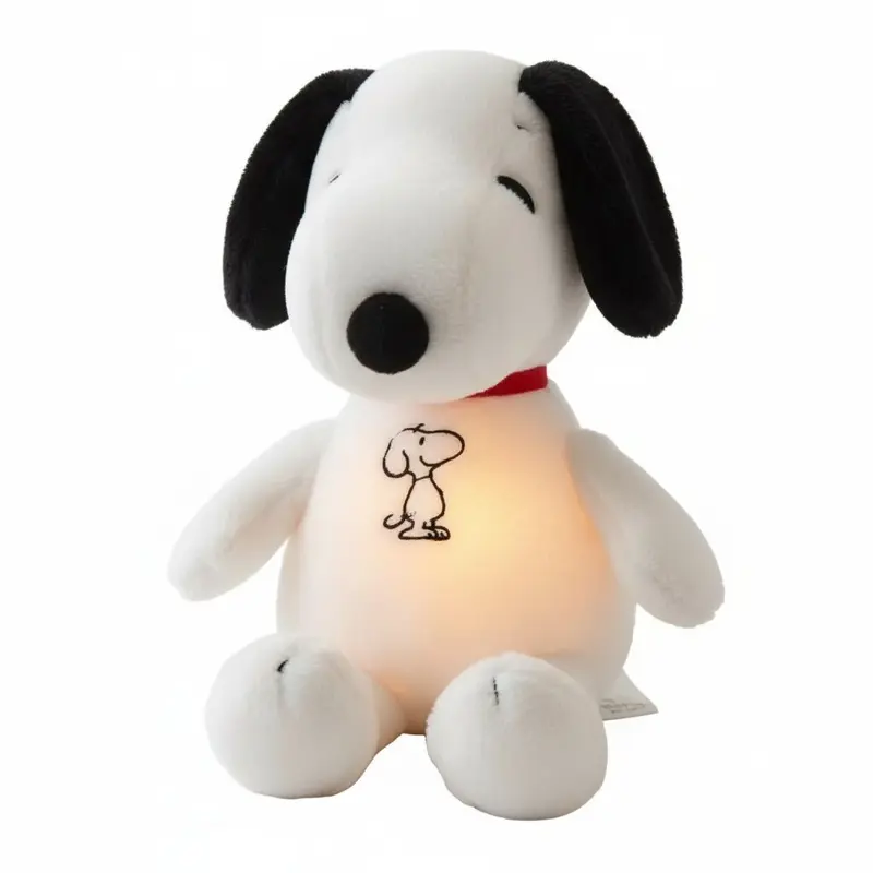 Snoopy Respirant Veilleuse - Peluche Réconfort Bébé