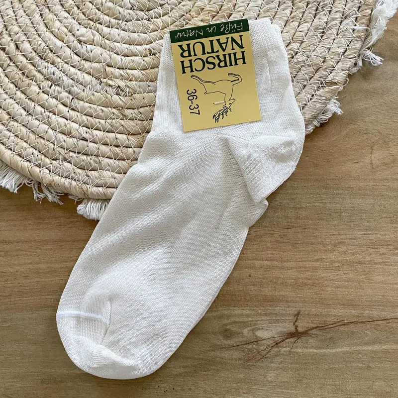 Soquettes femme 100% soie naturelle Hirsch Natur