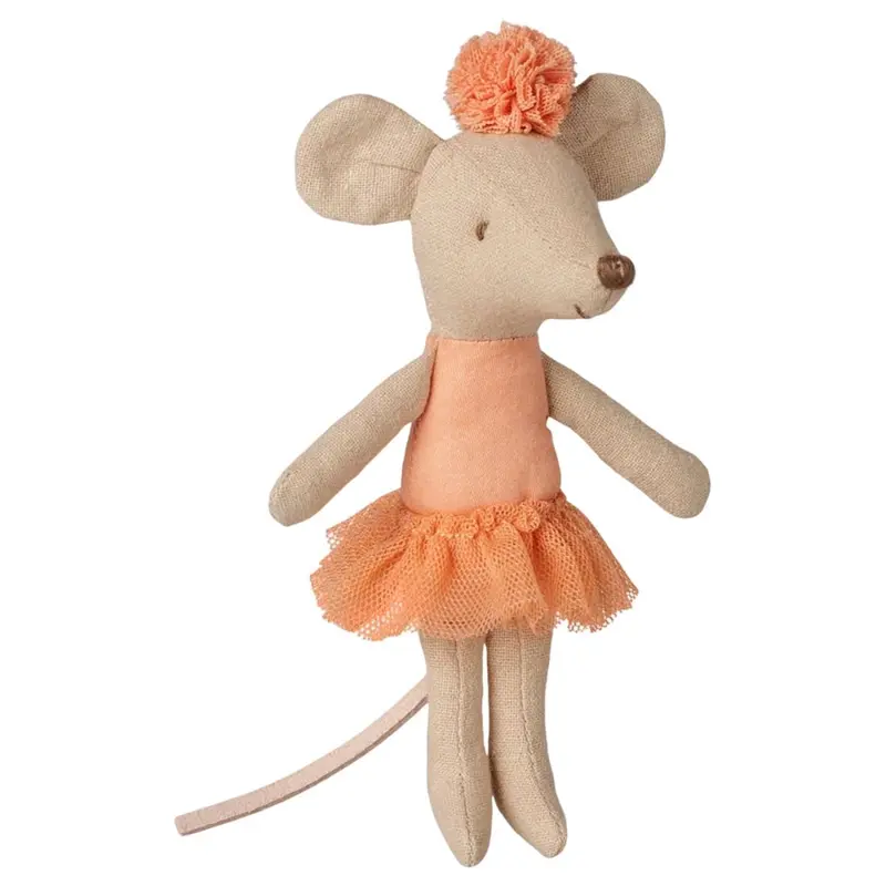 Souris Ballerine, Petite Sœur - Abricot