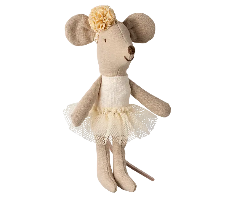 Souris ballerine - Petite soeur - Blanc cassé - Maileg 17-6107-00