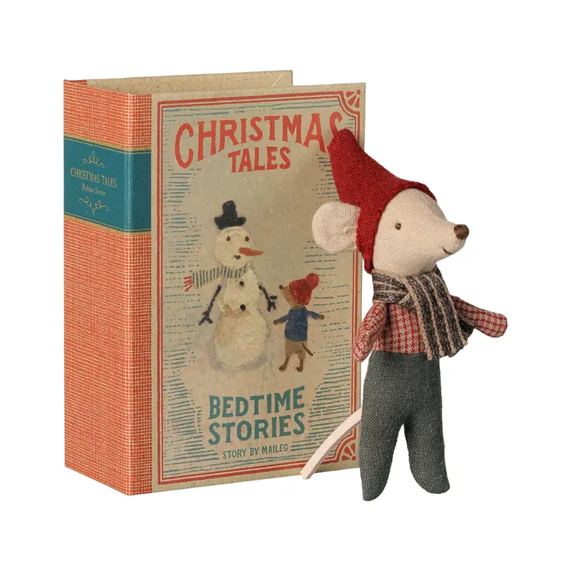 Souris bébé de Noël dans son livre - Maileg