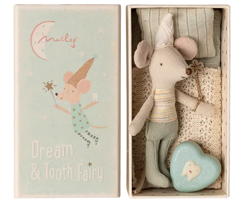 Souris Fée des dents Petit frère dans sa boîte - MAILEG