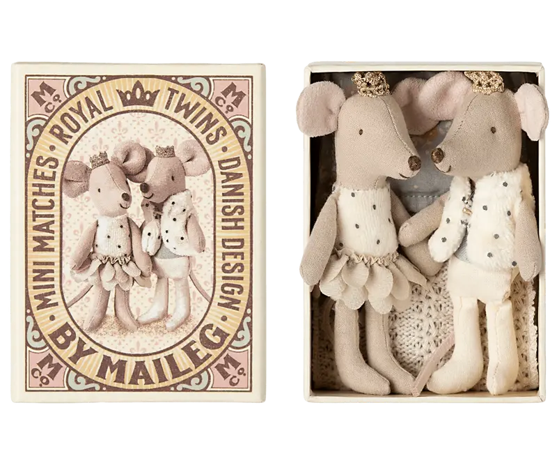 Souris Jumeaux Royaux, Petits Sœur & Frère