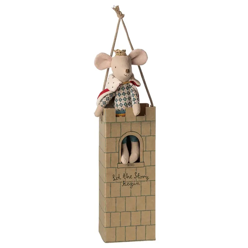 Souris Roi papa dans sa tour - Maileg-17-5343-00