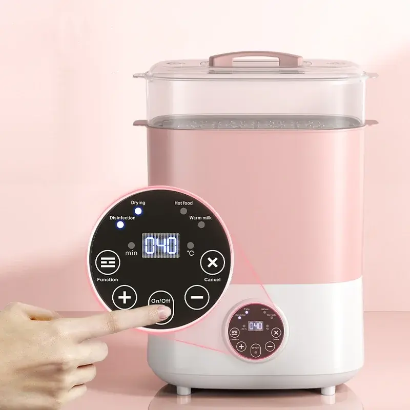 Stérilisateur et séchoir biberon vapeur électrique - stérilisation complète biberon bébé