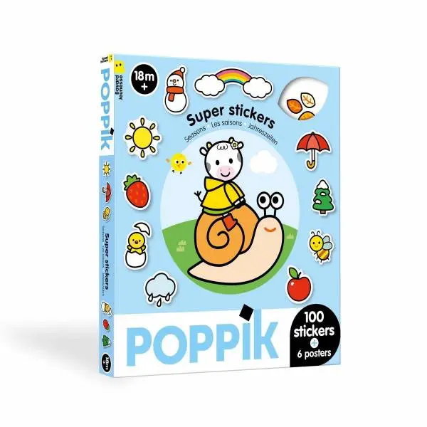 Sticker Box Saisons – Gommettes repositionnables dès 18 mois