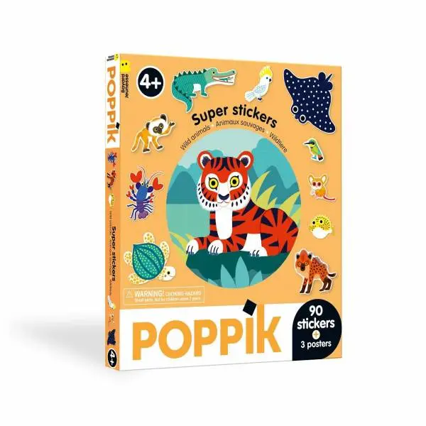 Sticker Box Wild Animals – Activité stickers pour enfants