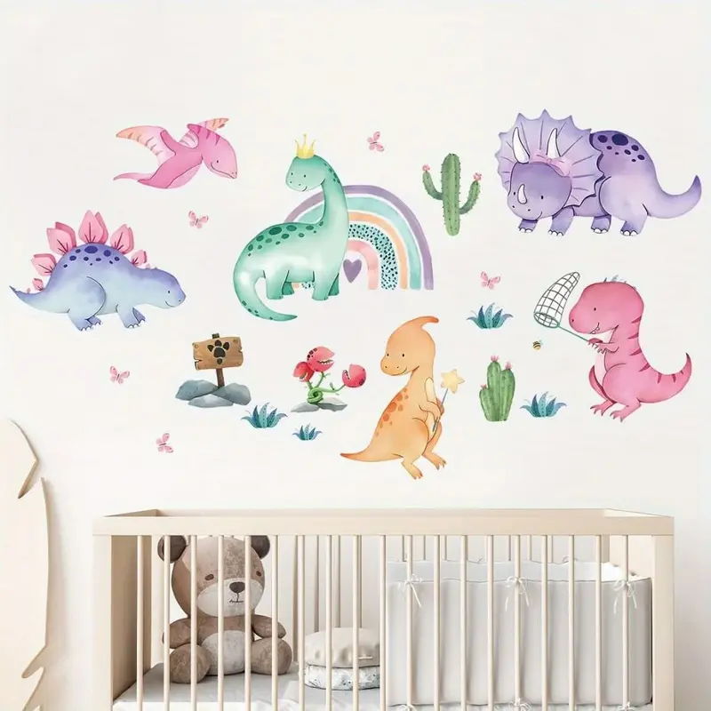 Stickers Muraux Dinosaure – Chambre Bébé