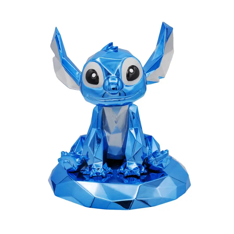 Stitch Blue Chrome - Disney by Richard Orlinski