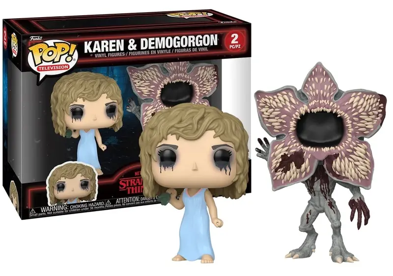 STRANGER THINGS - POP TV - 2 Pack Karen & Demorgogon