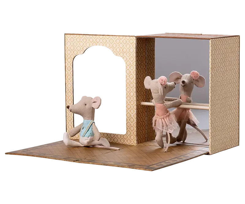 Studio de danse avec Petite soeur et Petit frère Souris - MAILEG