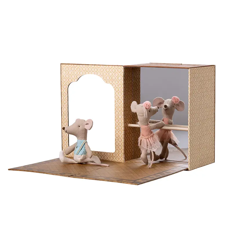 Studio de danse - Petite soeur et petit frère souris ballet - Maileg