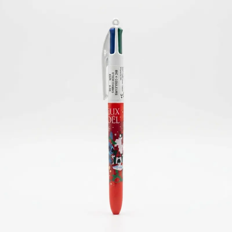 Stylo BIC 4 couleurs de Noël Disney – Disneyland Paris
